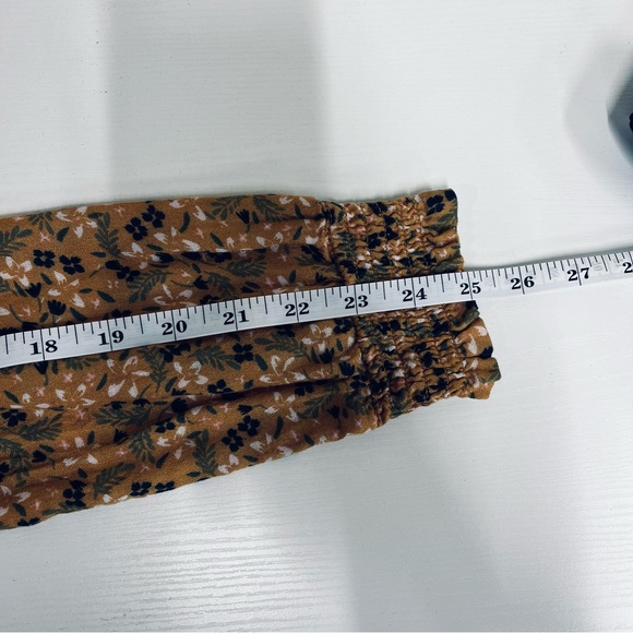 William Rast Mustard Floral Print Top Size M - Picture 13 of 13